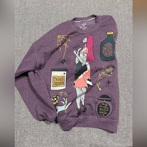 Sally Nightmare Before Christmas Crewneck